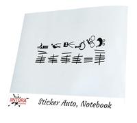 JINTORA Autocollant Voiture - Ma liste de Victimes - 210x77 mm - Noir - Sticker pour Voiture Tuning - Résistant aux intempéries - Vinyle Durable - Facile à Coller - Accessoire déco Original