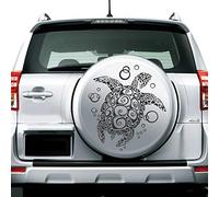 JINTORA - Autocollant Voiture Tortue Rétro 60cm x 66cm Noir - Sticker Auto résistant intempéries en Vinyle - Facile à Coller sur carrosserie vitre Pare-Chocs - Accessoire déco Original véhicule