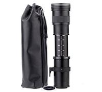 JINTU 420-800mm F8.3 Téléobjectif Zoom Objectif EF/EF-S pour Canon EOS SLR 4000D 2000D 80D 90D 5D III 6D 7D II 60D 70D 250D 750D 760D 1200D 1300D 1500D 650D 550D 450D 3000D 6DII/5DIV/IDXIII/ T7I/T6I