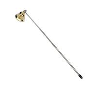 JINWPXSR Extincteur à Bougie à Manche télescopique avec éteignoir Rotatif en métal et Coupe-Flamme Universel(Golden)