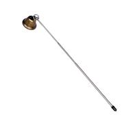 JINWPXSR Extincteur à Bougie à Manche télescopique avec éteignoir Rotatif en métal et Coupe-Flamme Universel(Bronze)