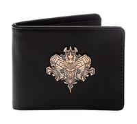 JINX Diablo IV, Accessoire de Voyage-Portefeuille Deux Rabats Mixte Adulte, Marron, 9cm x 10cm