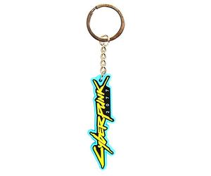 JINX Porte cle PVC Cyberpunk 2077 Logo Accessoire de Voyage -Portefeuille, Multicolore, Taille Unique Homme