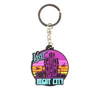 Porte-clés - Cyberpunk 2077 - Visit Night City PVC