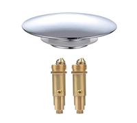 JINXM Bouchon de Vidange en Laiton,Bouchon de Canalisation d'évier de Salle de Bains,Pop Click Clack pour Évier de Vanité Bain Remplacement Boulons