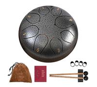 JinXsen Rain Drum for Outside Garden, Drum Rain Chime Waterproof 6 inches 8 Note Rain Drum Outdoor, for Music Education, Entertainment, Buddha Stones Rain Drum