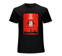 JINYIHOUSE ABH 28 Days Later Movie Poster Artwork Men's ('S Available) T Shirt Top Cartoon T Shirt Men Black M