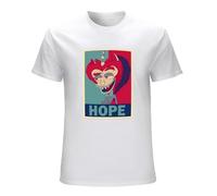 JINYIHOUSE Hormone Monster Hope Big Mouth Fan T Shirt Men White S