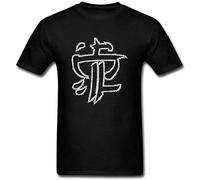 JINYIHOUSE Men's Strapping Young Lad Short Cotton T Shirt Black 3XL