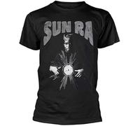 JINYIHOUSE Sun Ra Portrait Mens Outdoor Graphic T-Shirt Black 3XL