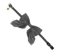 Jinyilwn Collier créatif pour chat avec grelot et nœud papillon, collier créatif pour chat avec clochette et nœud papillon, collier doux réglable avec boucle, pour le quotidien et les festivals