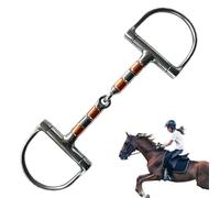 Jinyilwn Embout à renifler pour tuyau à renifler, anneau en D - Embout à renifler pour cheval avec bouche de rouleau en cuivre - Embout de tuyau à joint unique, embouts à renifler à anneau en D pour