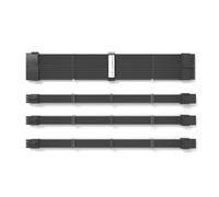 JINYINGHUA Câble d'alimentation for châssis ATX 24 Broches 6 + 2 Broches 12 + 4 Broches 4 + 4 Broches, rallonge tressée, Adaptateur de Carte Graphique PCIe(M24p+vgc8p*3 Black)