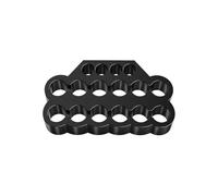 JINYINGHUA Peigne métallique 12+4P, Module de Boucle de Carte, contrôleur dédié au Cordon d'alimentation(12+4p Black)