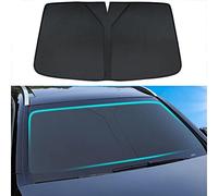 JINYISI Convient pour Mercedes-Benz Classe C W205 2014-2019, pare-soleil, pare-soleil pliable noir, protection solaire intérieure de voiture 120x65cm