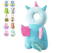 JINYJIA Coussin de Protection de Tête de Bébé, Doux Respirant Réglable Protection de Tête de Bébé, Protection de La Tête Oreiller de Ssoutien, pour Les Enfants de 4 à 24 Mois,Ange