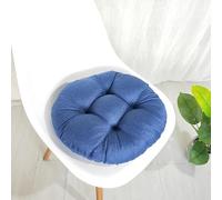 JINYOU Coussin d'assise Rond en Lin coloré, Confort réglable, Grand Coussin Rond for Adultes, Coussin de Sol for la méditation et Le Salon, Doux(2,40X40cm)