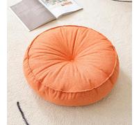 JINYOU Coussin d'assise Rond en Tissu épais, Coussin décoratif Rond plissé, for canapé, Fauteuil, lit ou Chaise de Coiffeuse(B)