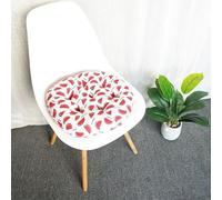 JINYOU Coussin d'assise Style Coton et Lin, Grand Coussin de Sol capitonné for Adultes, idéal for Le Salon et la détente.(20,Diameter 40 cm)