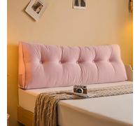 JINYOU Coussin de Lecture for tête de lit, Coussin de Soutien Lombaire for s'asseoir dans Le lit, Grand traversin Triangulaire for Le positionnement des Jambes(D,100cm*50cm*20cm)