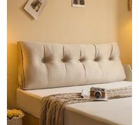 JINYOU Coussin de Lecture for tête de lit, Coussin de Soutien Lombaire for s'asseoir dans Le lit, Grand traversin Triangulaire for Le positionnement des Jambes(B,180cm*50cm*20cm)