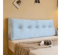 JINYOU Coussin de Lecture for tête de lit, Coussin de Soutien Lombaire for s'asseoir dans Le lit, Grand traversin Triangulaire for Le positionnement des Jambes(C,200cm*50cm*20cm)