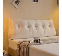 JINYOU Coussin de Lecture for tête de lit, Coussin de Soutien Lombaire for s'asseoir dans Le lit, Grand traversin Triangulaire for Le positionnement des Jambes(E,180cm*50cm*20cm)