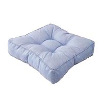 JINYOU Coussin en Lin, Rehausseur De Fauteuil, Grand Coussin D'assise Carré Ferme avec Rembourrage Épais, en Coton Doux Au Toucher, Idéal for Les Personnes Âgées(18,45x45x9cm (4 Pieces))