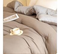 JINYOU Housse De Couette Et Garniture De Luxe Queen Size, Coton Doux for La Peau, Couette d'hiver Épaisse Et Moelleuse, for Dortoirs, Hôtels Et Maisons(F,150x200cm 4kg)