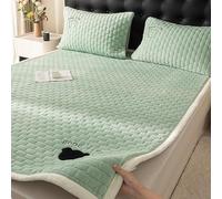 JINYOU Surmatelas en Velours de Lait Extra épais, surmatelas d'hiver en Peluche Ultra Doux, lit Chaud et Respirant for lit Queen Size et King Size(C,90 * 200cm)