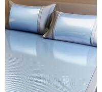 JINYOU Tapis de Couchage rafraîchissant en Soie glacée, Couverture d'été Pliable for lit, canapé et Tente, Tapis Portable for dormeurs Chauds(E,1.2mx2.0m)