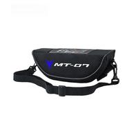JINYRYP Étanche Moto Étanche Pochette pour MT03 MT01 MT07 MT09 MT10 32 × 9 × 11,5 Cm, Capacité De 2,5 litres Sacoche De Guidon Voyage Navigation Étanche(Blue Logo mt-07)