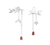 JinYu Boucles d'oreilles pendantes Hua Cheng Xie Lian Hua Cheng Xie Lian avec 10 autocollants, Zinc