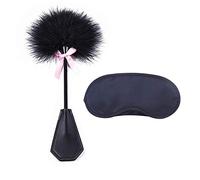 JinYu Lot de 2 masques à plumes et chatouille pour jouer, cache-yeux, amant, costume de soubrette française