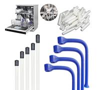 JinYu Lot de 24 porte-verres à pied pour lave-vaisselle - 28 cm, 24 cm, 21 cm, 17 cm, 11,5 cm, capuchons universels pour réparation de dents de lave-vaisselle (ensemble bleu)
