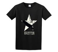 JINYUWAYE Men's Round Neck T-Shirt Tntg - LED Logo Zeppelin Do Not Bleach Black 3XL