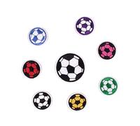JINZIJINYU Ecusson Thermocollant Embroidered Cloth Stickers Clothing Accessories Diy Accessories Badge Patch Stickers Football Cartoon Stickers Hand Account Stickers Football 16Pcs