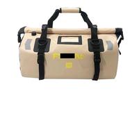 JIOEWS Sacoches Arrière De Moto, Sac De Bagages Extérieur, Sacs De Siège Arrière, Porte-Bagages Arrière De Moto pour Ducati pour Multistrada 1200/S Sac de Selle Motos(Brown -A)