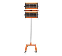 jiongcln Sèche-peinture, 2000 W, réglage de l'heure 1 à 60 min, radiateur infrarouge, radiateur de couleur, avec appareil sur pied, radiateur infrarouge pour peinture de voiture, radiateur infrarouge
