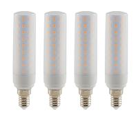 Jiotouhu ampoule e14 blanc chaud 2700K, ampoule frigo à vis culot Edison, 12W équivaut à une lampe halogène de 120W, 96×2835 LED SMD, angle d'éclairage de 360°, 1200 Lm, non gradable, lot de 6
