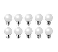 Jiotouhu E27 Ampoule LED, 2W, Remplace les lumières à incandescence 2WAmpoules G45,Blanc Froid 6000K,Mini Ampoules E27 G45,pour les Guirlandes Lumineuses,Non Dimmable,Lot de 10