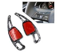 JIOYUNG eufeifeiegds 1 paire d'extensions de levier de vitesse de volant de voiture for A3 A4 A5 S3 S4 S5 SQ5 SQ7 Q2 Q3 Q5 Q7 TT TTS(Forged Pattern)