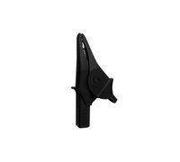 JIOYUNG eufeifeiegds 1 Pince Crocodile Robuste entièrement isolée et sûre avec Prise Banane de 4 mm for Test électrique wefeiegds(Black 1pc)