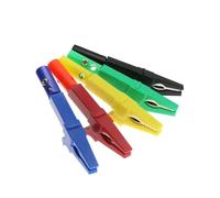 JIOYUNG eufeifeiegds 5PCS 30A 55MM Pince Crocodile + sonde de Test de fiche Banane avec Clips de câble de fiche Banane 4MM wefeiegds(5PCS Alligator Clips,5PCS Green)