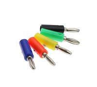 JIOYUNG eufeifeiegds 5PCS 30A 55MM Pince Crocodile + sonde de Test de fiche Banane avec Clips de câble de fiche Banane 4MM wefeiegds(5PCS Plug,5PCS Blue)