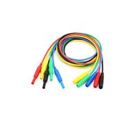 JIOYUNG eufeifeiegds Câble de Test TL454 1M Femelle vers fiche Banane mâle 4 mm, Cordon de raccordement, Cordons de Test, 1KV/32A wefeiegds(1pcs x 5Colors)