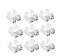 JIOYUNG eufeifeiegds Connecteur de Fil de câble, connecteur de câble à poussée Rapide, borne à Ressort for l'éclairage et Le câblage Automobile, électricité wefeiegds(2Pin 20PCS)