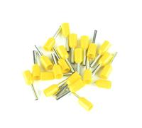 JIOYUNG eufeifeiegds Connecteur de Fil d'extrémité de Cordon de bornier à Embouts isolés, 100 pièces, E0508 E1008 E1508 E2508 E4009 E6012, terminateur à sertir électrique wefeiegds(Jaune,E7508)