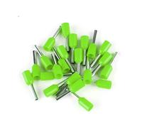 JIOYUNG eufeifeiegds Connecteur de Fil d'extrémité de Cordon de bornier à Embouts isolés, 100 pièces, E0508 E1008 E1508 E2508 E4009 E6012, terminateur à sertir électrique wefeiegds(Green,E1508)