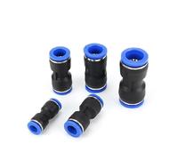 JIOYUNG eufeifeiegds Connecteur en Plastique à poussée Droite, raccord pneumatique, 30/40/50/60/70 pièces, connecteur de trachée 6/8/10/12mm, Tube de Tuyau d'air en PU wefeiegds(60PCS inch)